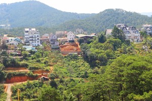 Bất động sản Lâm Đồng. Ảnh: Lê Toàn 