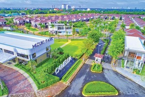 Thị trường bất động sản Việt Nam đang được các nhà đầu tư Nhật Bản quan tâm. Trong ảnh: Dự án Mizuki Park do Tập đoàn Nam Long hợp tác với đối tác Nhật Bản để phát triển.