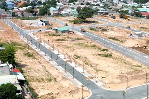 Thị trường đất nền bắt đầu có giao dịch. Ảnh: Trọng Tín 