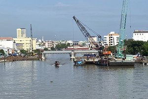 Âu thuyền Cái Khế tại Quận Ninh Kiều, TP. Cần Thơ vừa được đưa vào vận hành thử, có tác dụng giảm ngập đáng kể khi thủy triều dâng ở vùng trung tâm TP. Cần Thơ. 