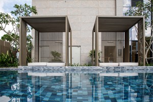 Các tiện ích nội khu như hồ bơi, spa được vận hành và quản lý bởi đội ngũ quản gia Marriott chuyên nghiệp.