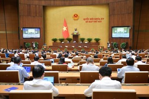 Phiên họp chiều 10/11 của Quốc hội.