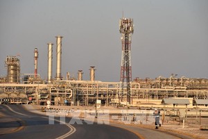 Nhà máy lọc dầu Abqaiq của Aramco tại Saudi Arabia. Ảnh: AFP/ TTXVN