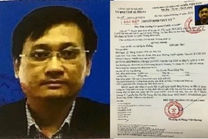 Công an TP. Hà Nội ra quyết định truy nã bị can Lê Quốc Thống, Chủ tịch Công ty Mua bán nợ DSP. 