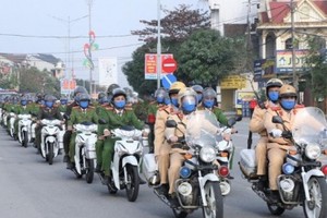 Bộ Công an yêu cầu các đơn vị mở đợt cao điểm tấn công trấn áp tội phạm, giữ gìn an ninh trật tự trên cả nước dịp Tết Nguyên đán 2024.