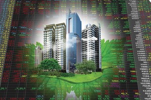 Trong 1 tháng trở lại đây, nhóm cổ phiếu bất động sản ghi nhận mức tăng phổ biến từ 10 - 30%