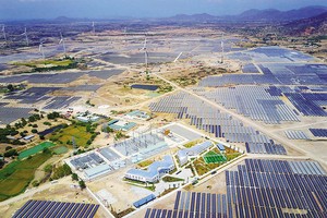 Dự án năng lượng mặt trời đang có sức hút lớn với nhà đầu tư nước ngoài. Ảnh: T.N