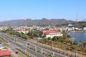 Một góc thành phố Lai Châu, tỉnh Lai Châu (Ảnh: laichau.gov.vn)