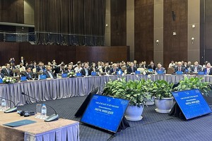 Hội nghị bàn tròn cấp Bộ trưởng (Narrow AI Application) với sự tham gia của đại diện các nước ASEAN, các nước đối thoại ASEAN, các tổ chức quốc tế. Ảnh: Quỳnh Nga.