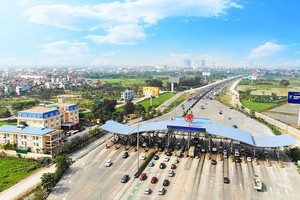 Trạm thu phí BOT Pháp Vân - Cầu Giẽ.