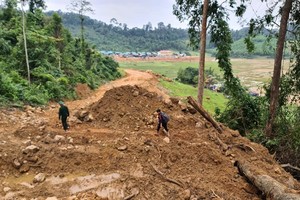 Nguồn vốn sẽ được phân bổ để triển khai các dự án cơ sở hạ tầng thiết yếu hỗ trợ vùng đồng bào dân tộc thiểu số, miền núi Quảng Bình. Ảnh: Hùng Trần