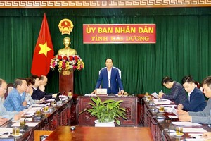 Ông Lưu Văn Bản, Phó chủ tịch Thường trực UBND tỉnh Hải Dương yêu cầu các địa phương, đơn vị liên quan khẩn trương, kiên quyết trong thu hồi đất để giải phóng mặt bằng, nhất là những diện tích đất thuộc diện thu hồi từ lâu.
