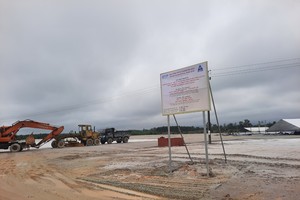 Khu công nghiệp Quảng Trị, một trong các dự án trọng điểm của tỉnh Quảng Trị vừa được khởi công trong tháng 12/2023 vừa qua