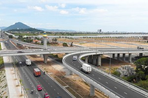 Một góc Khu đô thị Nam TP. Tuy Hòa. Ảnh: Ngọc Thắng.