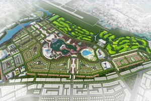 Phối cảnh dự án Khu đô thị 200 ha có sân golf sát Cảng hàng không Pleiku.