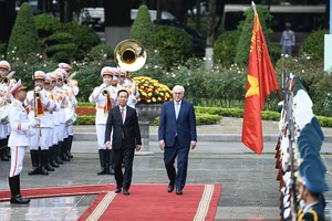 Chủ tịch nước Võ Văn Thưởng đón và hội đàm với Tổng thống Đức Frank-Walter Steinmeier