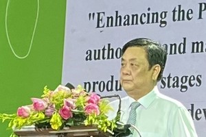 Bộ trưởng Bộ Nông nghiệp và Phát triển nông thôn Lê Minh Hoan.