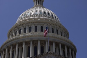 Tòa nhà Quốc hội Mỹ ở thủ đô Washington, D.C. (Ảnh: THX/TTXVN)