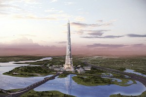 Phối cảnh Tháp tài chính 108 tầng tại Đông Anh, TP. Hà Nội.