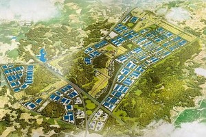 Khu vực nghiên cứu lập Quy hoạch phân khu xây dựng tỷ lệ 1/2000 Khu công nghiệp, đô thị, dịch vụ Dung Quất II.