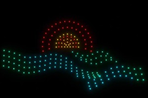 Cơ hội thưởng lãm trình diễn ánh sáng với 300 drone tại Tây Hồ, Hà Nội dịp cuối tuần này