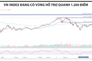Kỳ vọng ngưỡng hỗ trợ 1.200 điểm