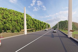 Phối cảnh Dự án Đầu tư xây dựng tuyến đường bộ cao tốc Hòa Bình - Mộc Châu, đoạn tuyến thuộc địa bàn tỉnh Sơn La.