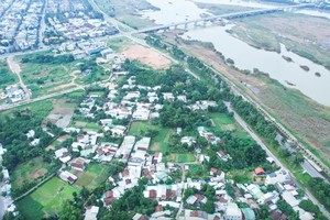 Địa điểm được dự kiến xây dựng dự án công viên cây xanh Thạch Bích.