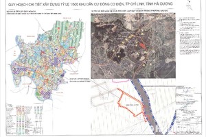 Quy hoạch chi tiết dự án đầu tư xây dựng khu dân cư Đồng Cơ Điện.
