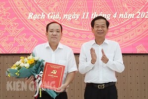Thành phố Rạch Giá (Kiên Giang) có tân Bí thư Thành ủy