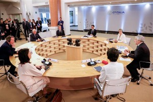 Quang cảnh Hội nghị Ngoại trưởng G7 ở đảo Capri, Italy ngày 18/4/2024. Ảnh: AFP/TTXVN