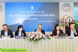 Đoàn chủ tịch làm việc tại Đại hội