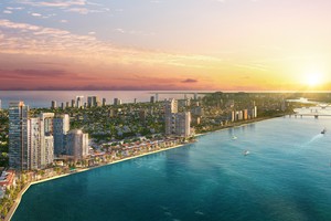 Phối cảnh minh họa quần thể Sun Symphony Residence. Ảnh Sun Property