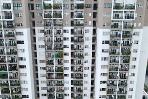 Giá căn hộ chung cư vẫn tăng đều, bất chấp mức độ quan tâm giảm. Ảnh: Dũng Minh 