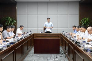  Uỷ ban quản lý vốn nhà nước tại doanh nghiệp làm việc với các tập đoàn để huy động nguồn nhân lực cho thi công Đường dây 500 kV mạch 3.