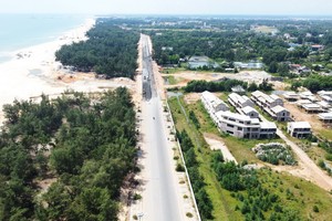 Quảng Trị hiện nay đang triển khai nhiều dự án trọng điểm mang tính động lực. Ảnh: Ngọc Tân