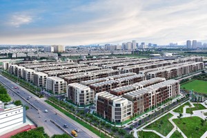 Dãy nhà phố thương mại SOHO trên mặt tiền Đỗ Xuân Hợp mới được tung ra thị trường