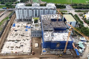 Nguồn vốn là một trong những yếu tố khiến việc phát triển nhà ở xã hội tại TP.HCM gặp khó khăn. Trong ảnh: Dự án nhà ở xã hội cho công nhân thuê tại TP. Thủ Đức. Ảnh: Trọng Tín