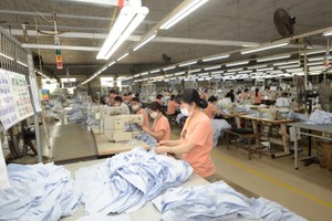 Công ty CP Dệt May Nam Định hiện đã đủ đơn hàng xuất khẩu cho năm 2024.