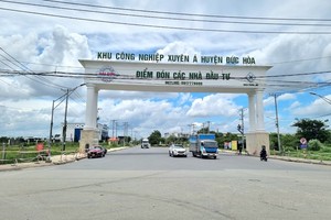Khu công nghiệp Xuyên Á được cho là điểm sáng trong hút nhà đầu tư thuê đất tại Long An.