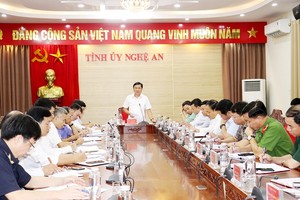Phiên họp thường kỳ tháng 7/2024 của Ban Thường vụ Tỉnh ủy Nghệ An.