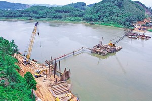 Thi công cao tốc Tuyên Quang - Hà Giang, đoạn qua Tuyên Quang