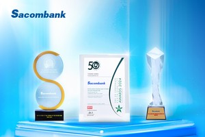 Sacombank đạt vị trí cao trong nhiều bảng xếp hạng về uy tín, hiệu quả và phát triển bền vững
