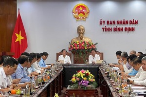 Đoàn công tác Bộ Công thương làm việc với tỉnh Bình Định.