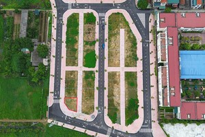 Vị trí lô đất trúng đấu giá hơn 133,3 triệu đồng/m2, cao gấp hơn 18 lần so với giá khởi điểm ở khu Lòng Khúc, xã Tiền Yên, huyện Hoài Đức, Hà Nội.