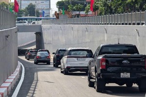 Hầm chui Phan Thúc Duyện thuộc Dự án đường nối Trần Quốc Hoàn - Cộng Hòa đã thông xe