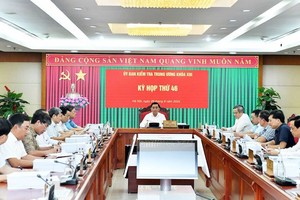 Kỳ họp thứ 46 của Ủy ban Kiểm tra Trung ương.