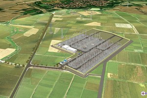 Phối cảnh Trạm biến áp 220 kV Nam Định 2 và đường dây đấu nối.