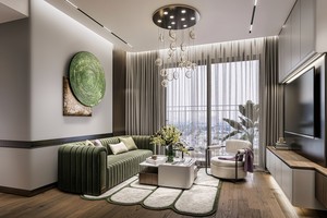 Thiết kế căn hộ The Victoria mang nét sang trọng, hiện đại