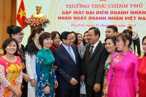 Thủ tướng Chính phủ đã nhiều lần gặp mặt các doanh nhân tiêu biểu